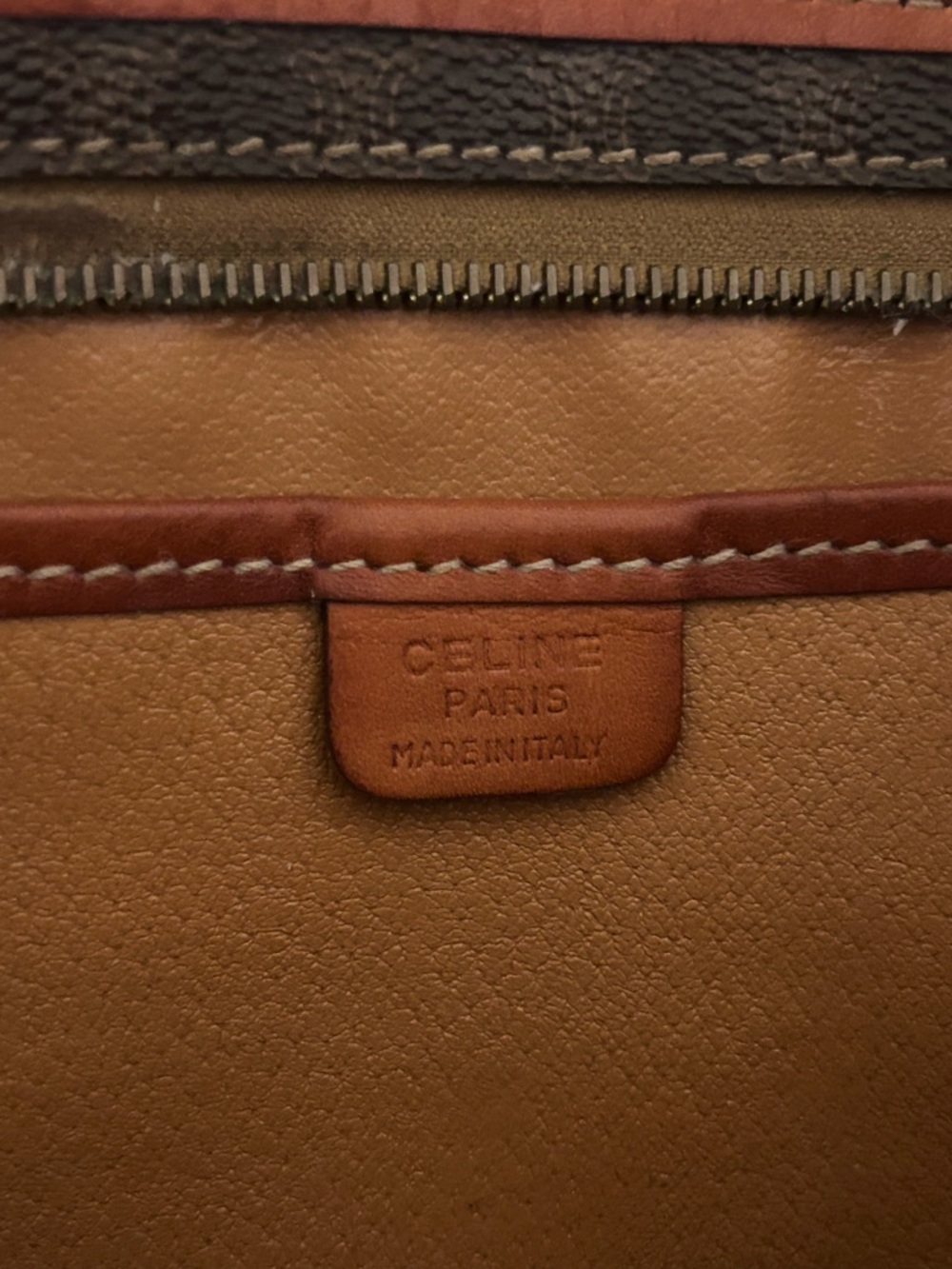 Vintage Celine Triomphe Macadam Portfolio Document Clutch Hand Bag - DM93 - Picture 14 of 16